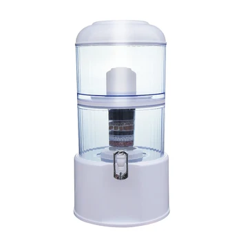 Water Filter Dispenser 64Cup Large 4Gallon Countertop Filter System Transform Tap Water to Premium Crystal Clear Alkaline Minera