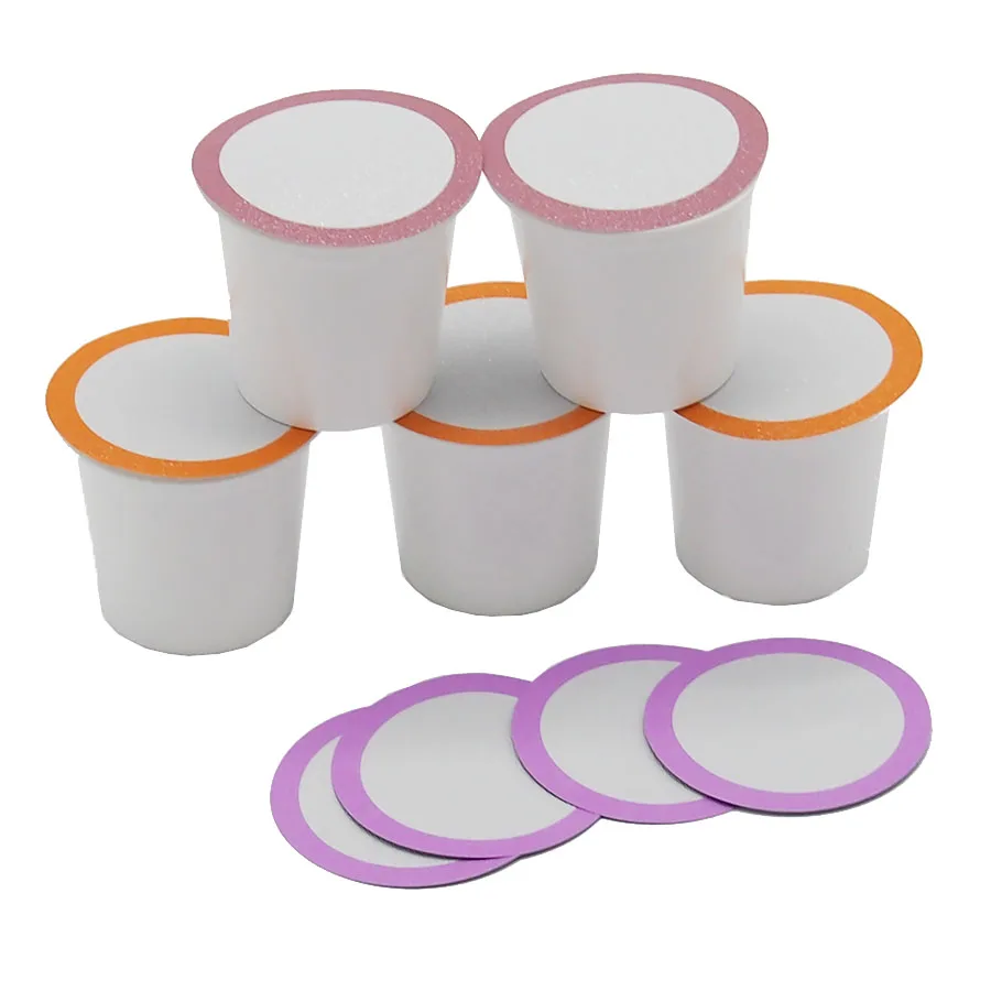 Bpa Free Empty K Cup Aluminum Foil Lid 