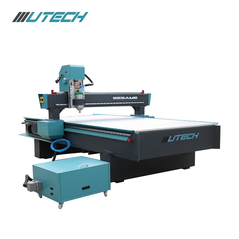 Factory Direct Sesame 1325 3 Axis 10kw Spindle Motor 3d Cnc Router Wooden Engraving Machine 3000x2000 for Woodworking Aluminum