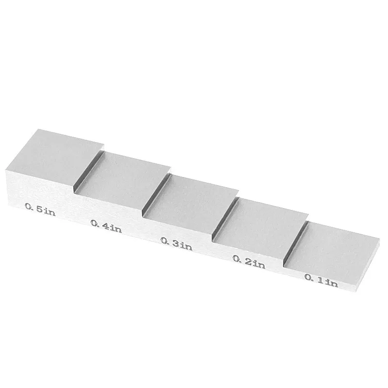 Yushi 4 Step Thickness Meter Calibration Block 1018 Steel Metric 25 50 75 100 Yf