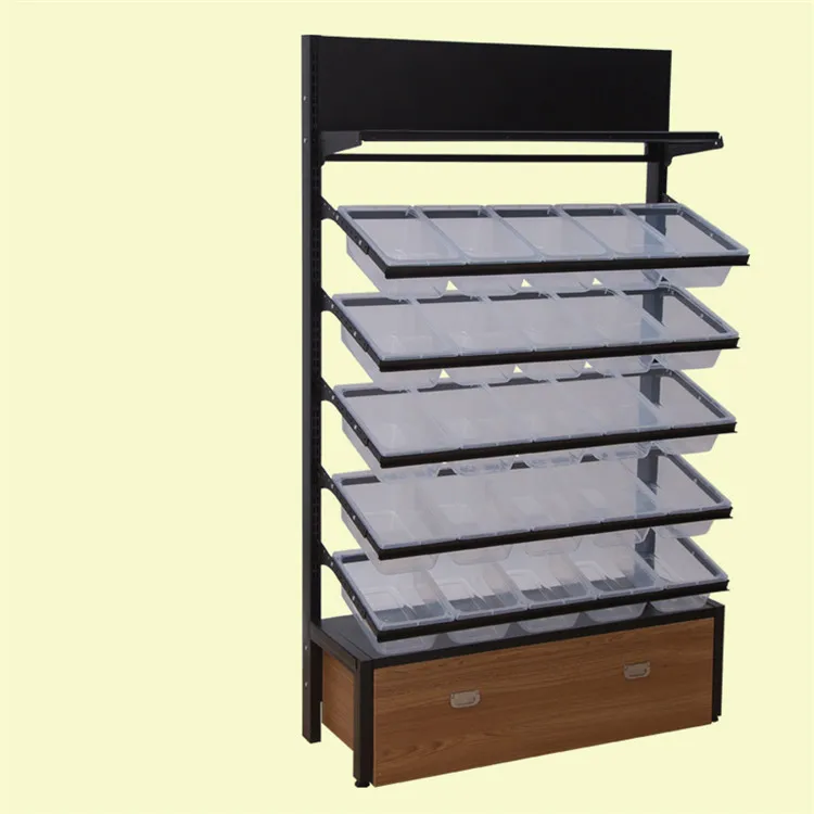 Snack Fixture Supermarket Retail Store Snack Candy Display Rack Acrylic Shelf Candy ...