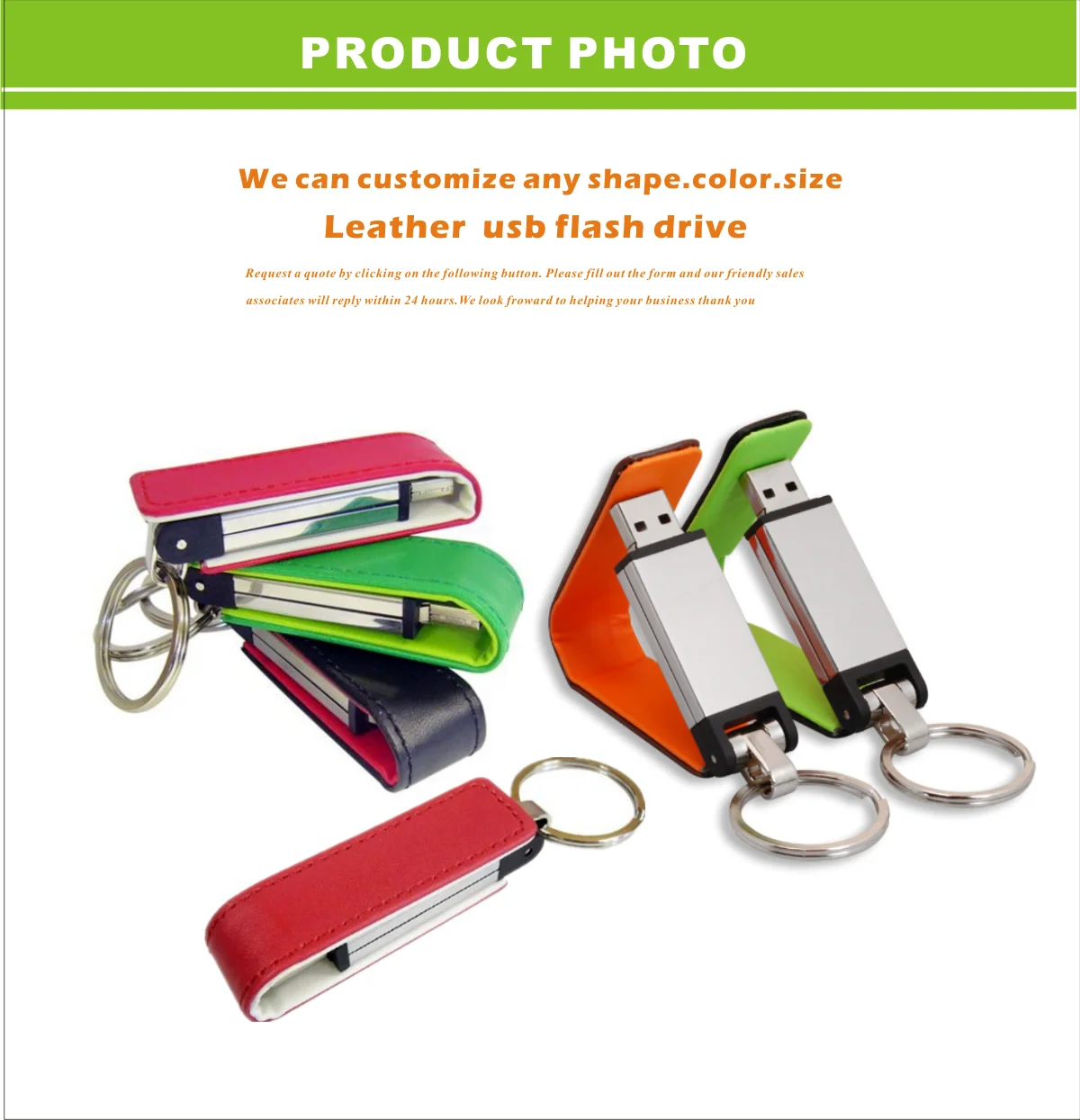 M-LG09 Leather usb flash drive