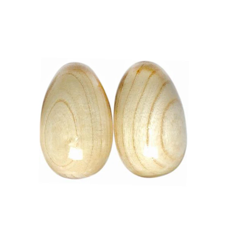 Музыка Звук чайник деревянный маракасы яйцевидной формы игрушка, красочные яйцо игрушка