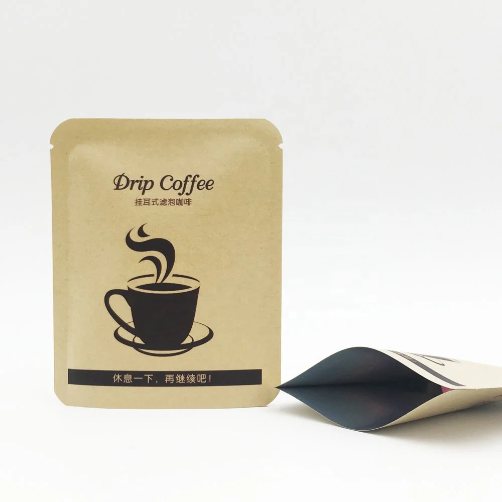 Download Custom Small Kraft Paper Drip Bag Coffee Packaging View Small Kraft Paper Bag Ysh 20170915002a Product Details From Chaozhou Yashihong Color Printing Factory On Alibaba Com