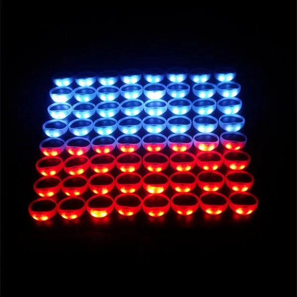 In Stock LED Display Bracelet Light-Up Wristband for Festival Party Graduation & Ramadan Programmable Flashing Bracelet