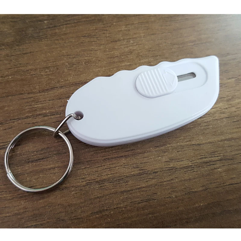 Office Gift Key Holder Key Ring Retractable Blade Mini Box Cutter