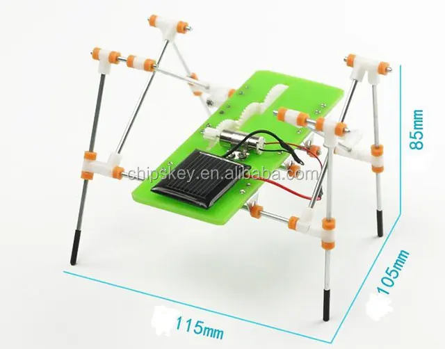 Солнечный квадрупед робот