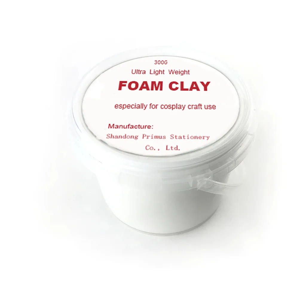 Moldable Cosplay Foam Clay White Black High Density Air Dries Soft
