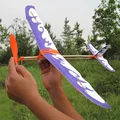 Rubber Band Airplane Paper Jet Glider model airplane Boy s toys learning machine Science Toys Assembly