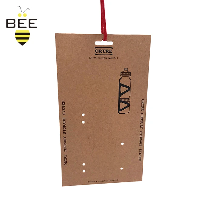 2mm Thick Cardboard Header Card Packaging Hang Tags Custom Your Logo Tag