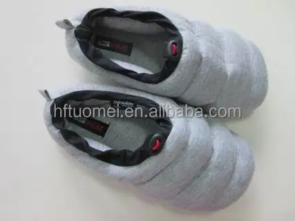 
Воздушные надувные теплые домашние тапочки из полипропилена и хлопка 