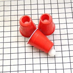 22 чашки + 2 шара, набор стаканчиков для пива и понга, 16 унций, пластиковые стаканчики для пива и понга под заказ для игр