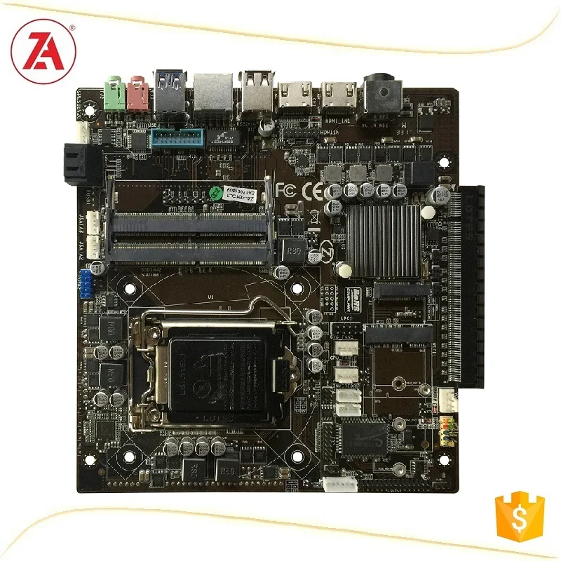 i5-7500 H110M-SI01 ⑥ H110 I5 7500 Motherboard Zeal-all Motherboard ZA-KB1CC Intel H110