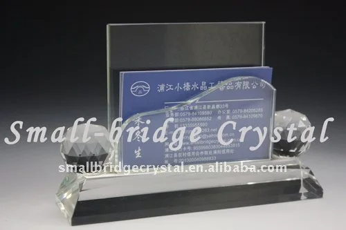 Crystal Name Card Holder/Crystal Office Decoration