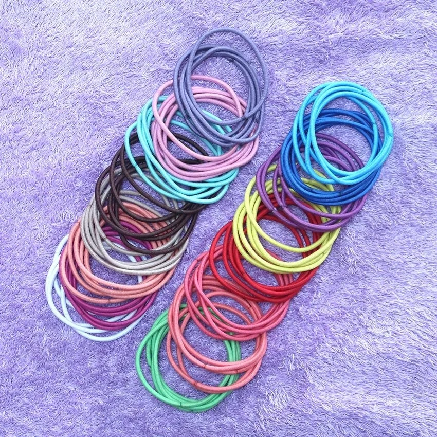 Thin Colorful Elastic Hair Rubber Band For Little Girl Kids Ponytail  Holders Hair Ties - Buy Hair Band For Kids,Colorful Ponytail Holders,Hair  Rubber Bands Product on 