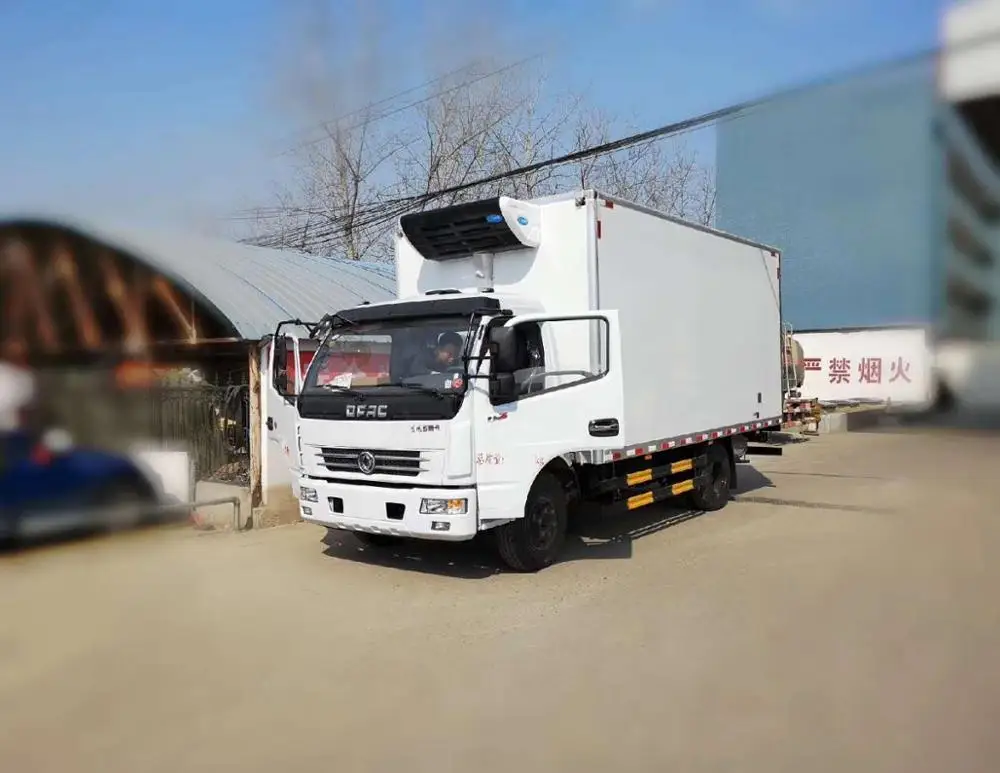 DONGFENG  brand 120HP Freezer truck  4x2 5 tons refrigerated truck