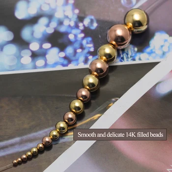14K Gold Filled 6MM Beads (6 Pc/Pk)