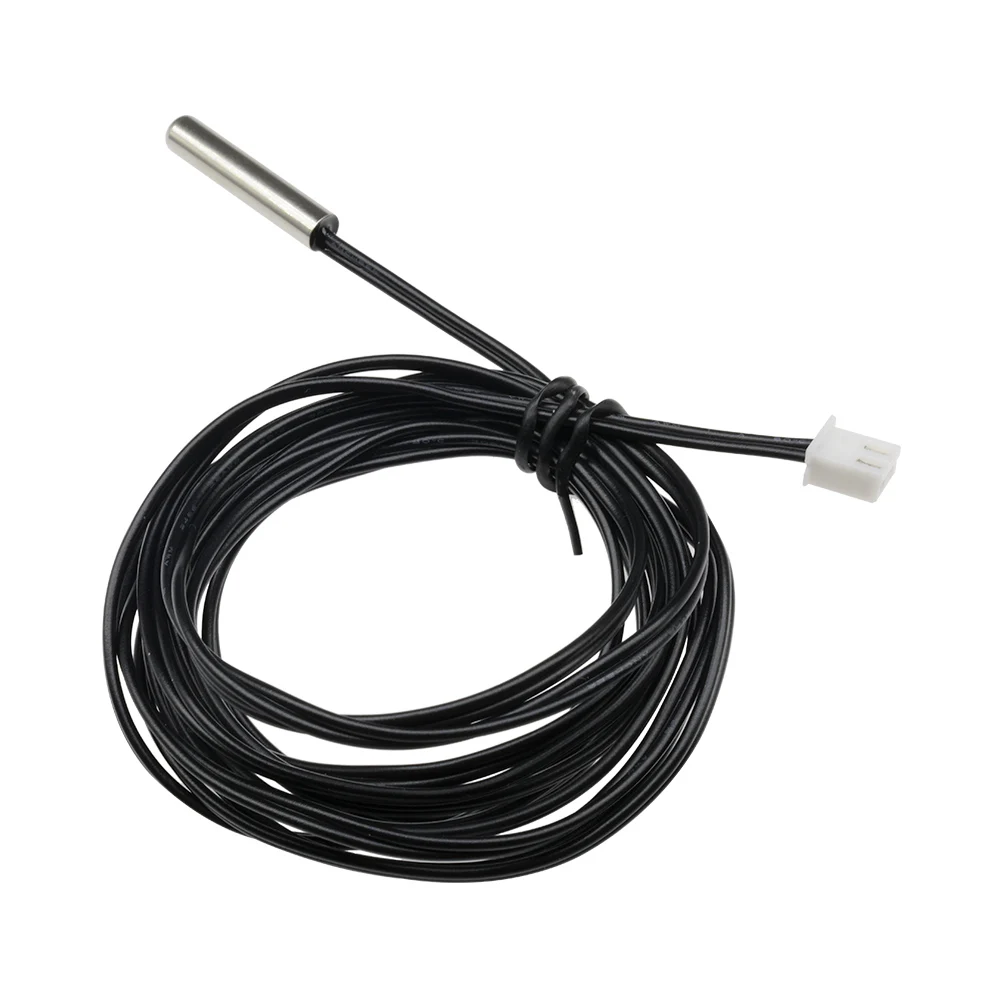NTC 10K Temperature Sensor Probe -40-120C 1m 2m 5m Length Cylinder-shaped 4 * 25mm Used In Air (Color : 5 Meters - Foto 6