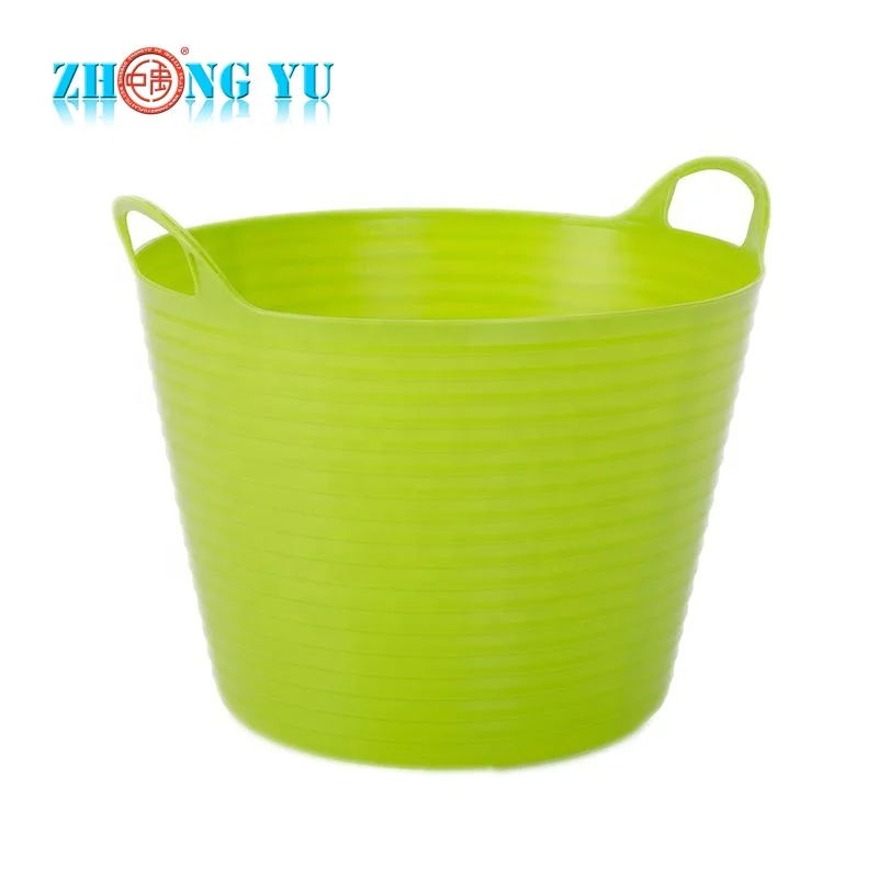 Secchi Di Plastica Flessibile, Grande Bacinella Di Plastica, Cestello - Foto 4