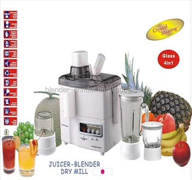 Kitchen HQ 4-in-1 Multifunctional Manual Juicer