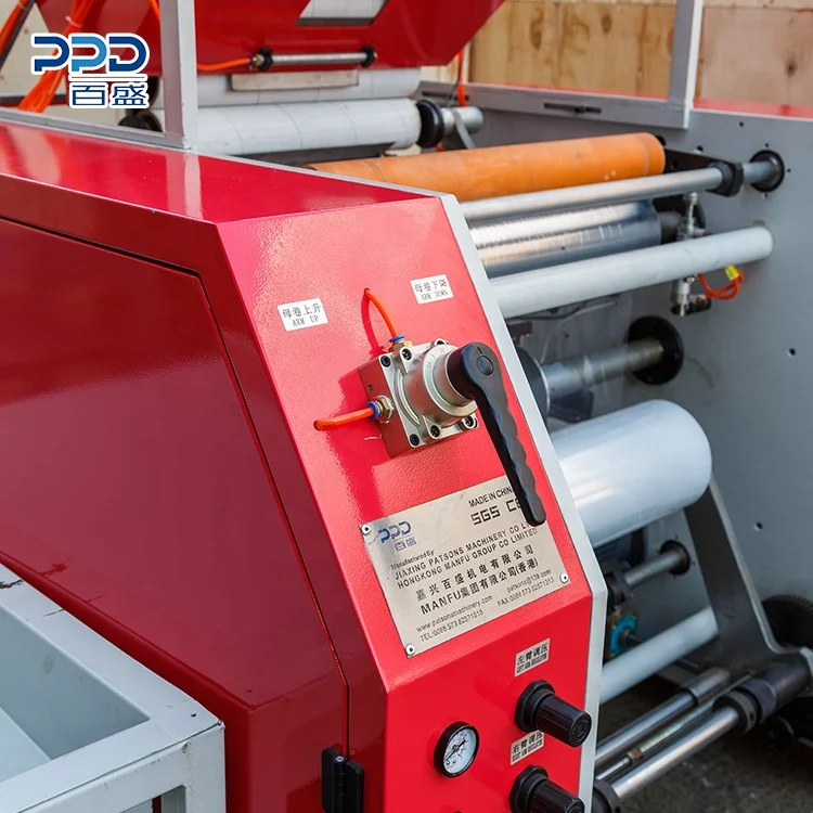 Wholesale Price 3 Shaft Automatic Stretch Film Rewinder High Speed Film