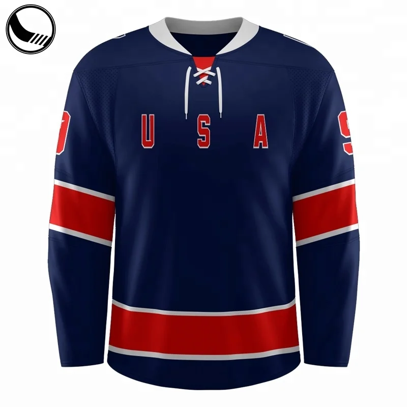 Usa Cheap Hockey Jersey Sublimation
