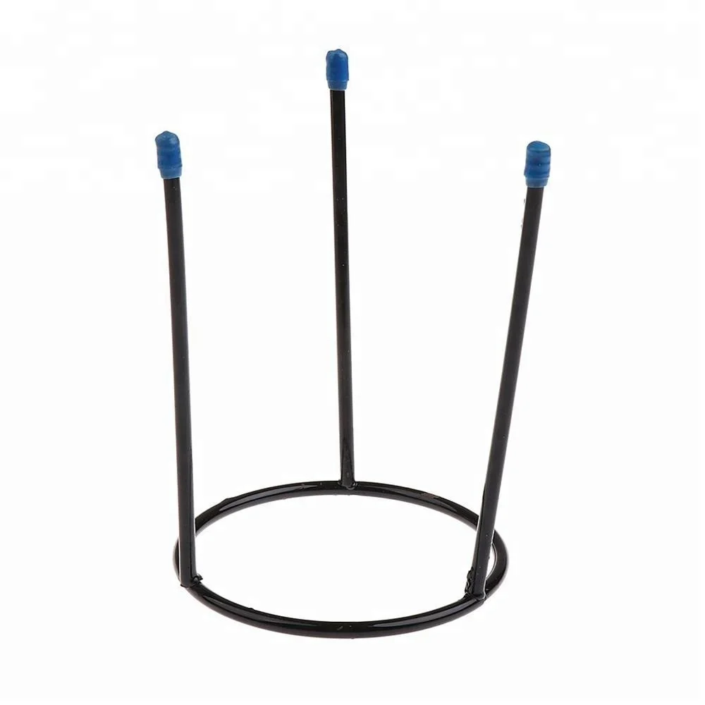 HAIJU LAB Chemistry Stand Cast Iron/zinc Tripod Stand, 4.15" Ring OD, 5.7" Height Safe Packing Laboratory,chemica