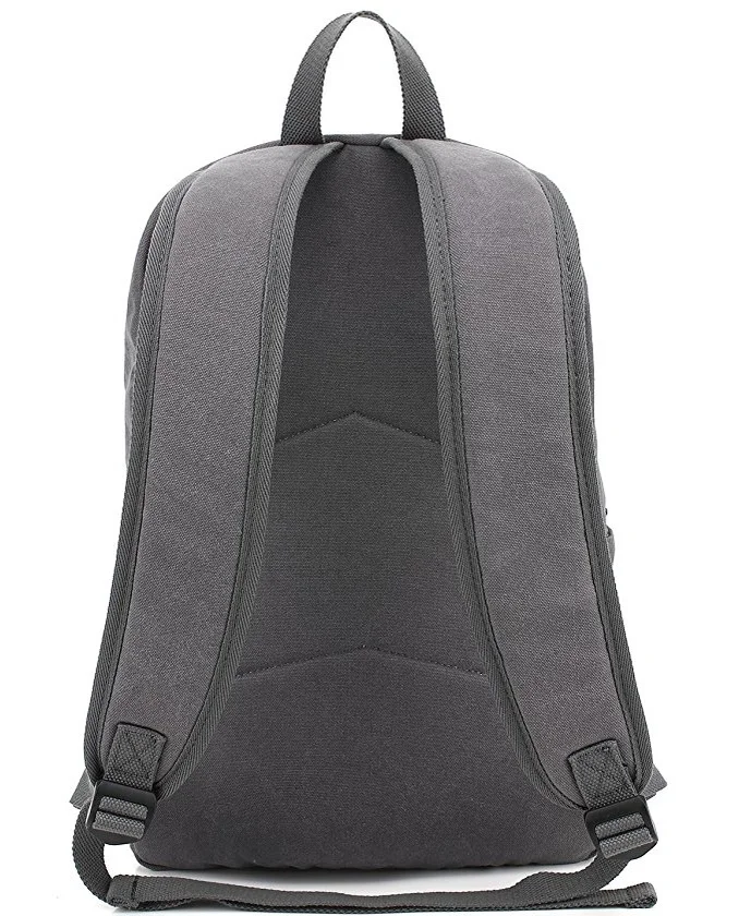 Low MOQ Custom Design Logo Canvas Backpack Blank Canvas Rucksack