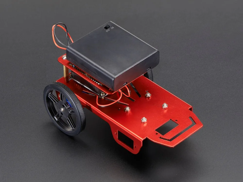 スマートロボットカー 2WD シャーシキット 超音波モジュール R3 ボード付き、リモコン対応 Raspberry PI、STEM教育ロボットキット ロボットカーシャーシキット 教育用