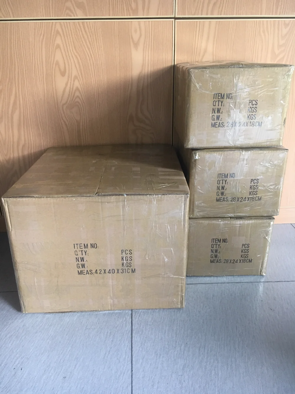 Packaging & shipping specifications