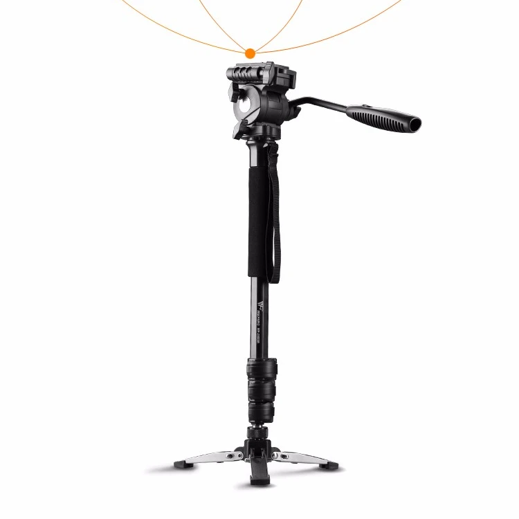 Продвижение Weifeng WF-3958M Профессиональный портативный штатив для камеры штатив-монопод головка держатель для монопода