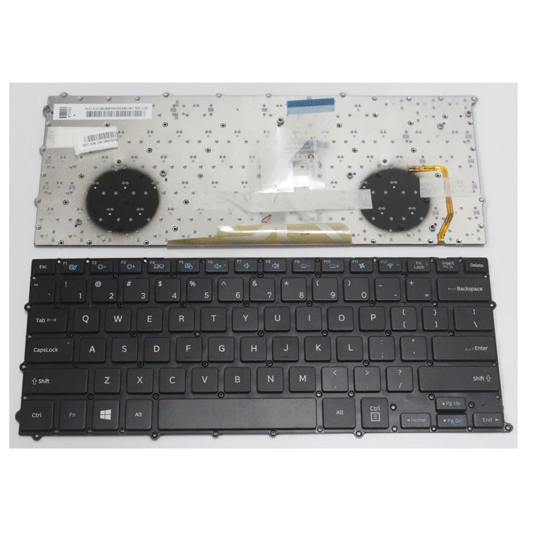 Laptop Keyboard for Samsung NP900X3T Silver US United States Edition