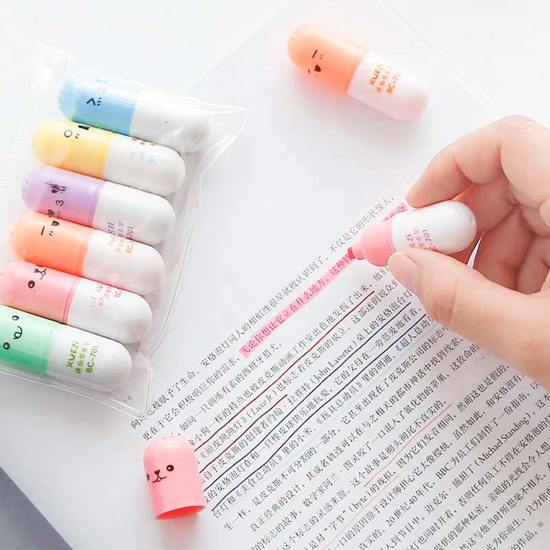 Cute Kawaii Capsule Style Pen in various colours, Kids Stationery, Pill  Pens, Japanese school supplies