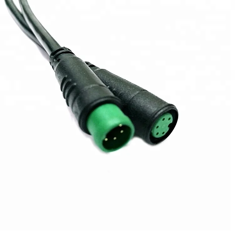 Waterproof IP68 Electric Bicycle  Motor Extension  2 3 4 5 6  8 Pin  Pin Male Female LED Wire Cable Connector LED Light Strip