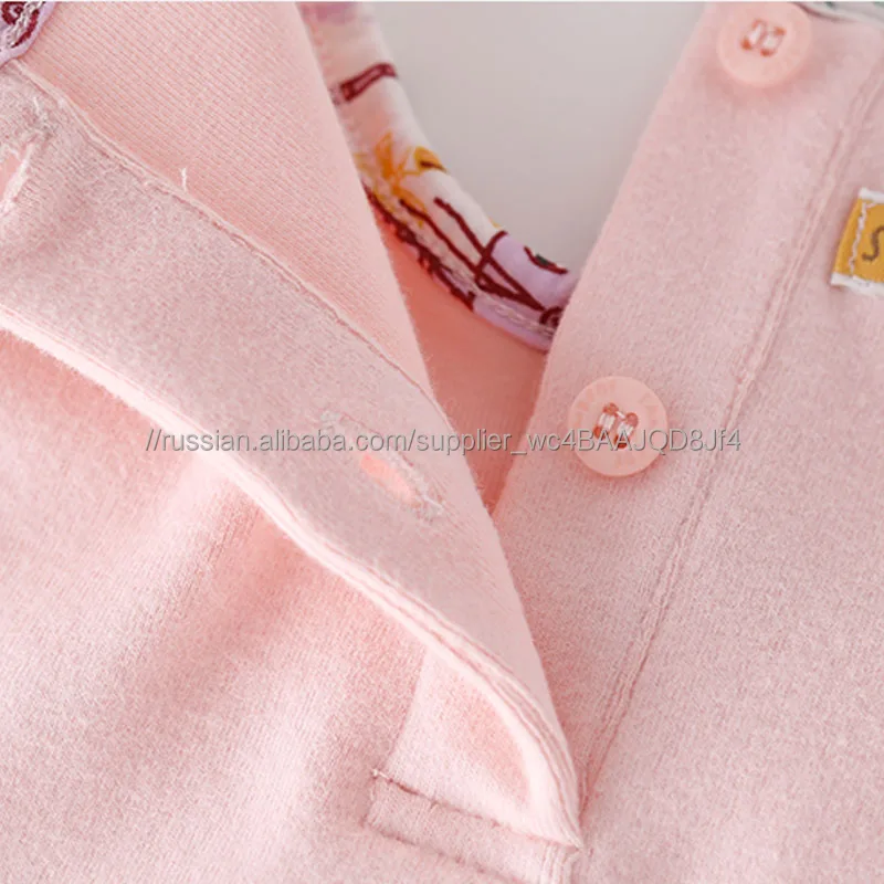 Sambede девушка шить Топы Футболка для маленьких девочек детская одежда осенние SM7Q30566