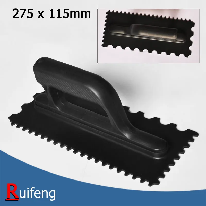 275x115mm Abs Notched Trowel With Grout Spreader Buy Grout Trowel