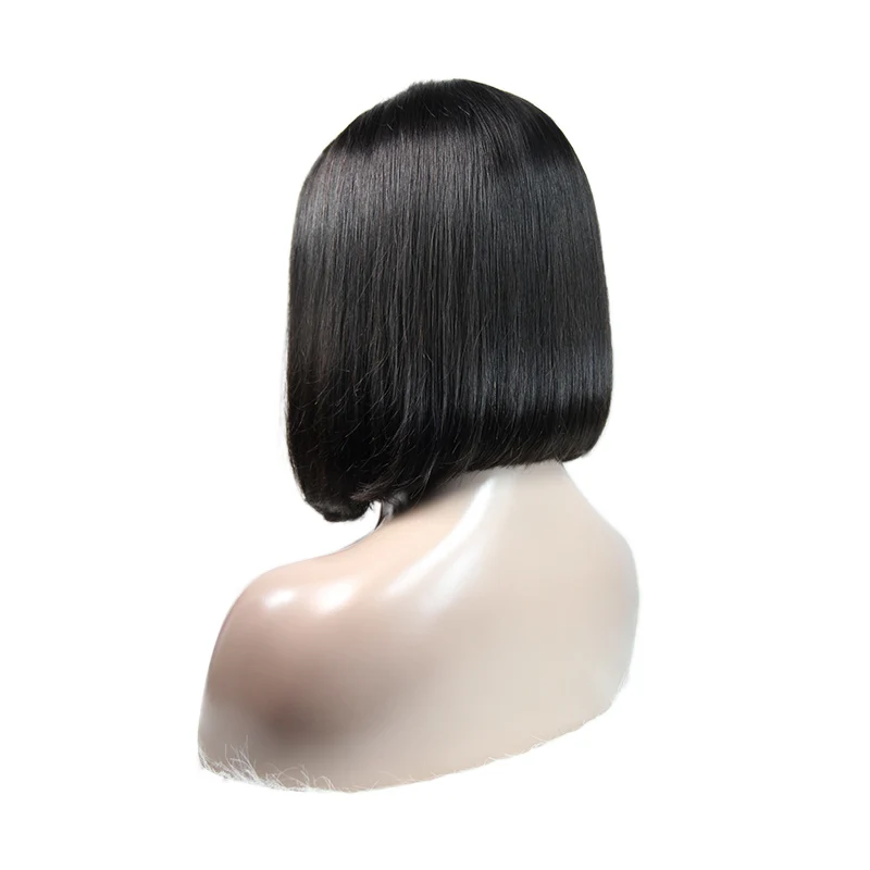 6 8 10 Inch Short Virgin Remy Brazilian Full Lace Front  display picture 2