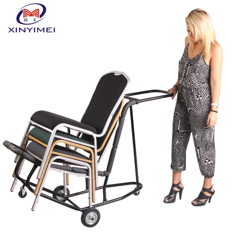 High Quality Stacking Banquet Chair Trolley