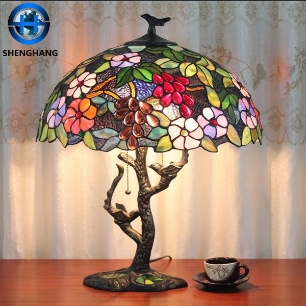 India Style Lamps Restaurant Lobby Table Lamp Glass Crafts Tiffany Lamp - Buy  Tiffany Lamp,Table Lamp,India Style Lamps Product on Alibaba.com