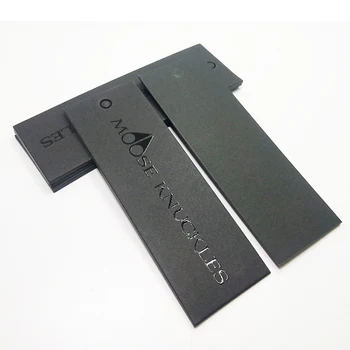 Cardboard Black Versace Garment Tag For Shirt, For Garments, Size