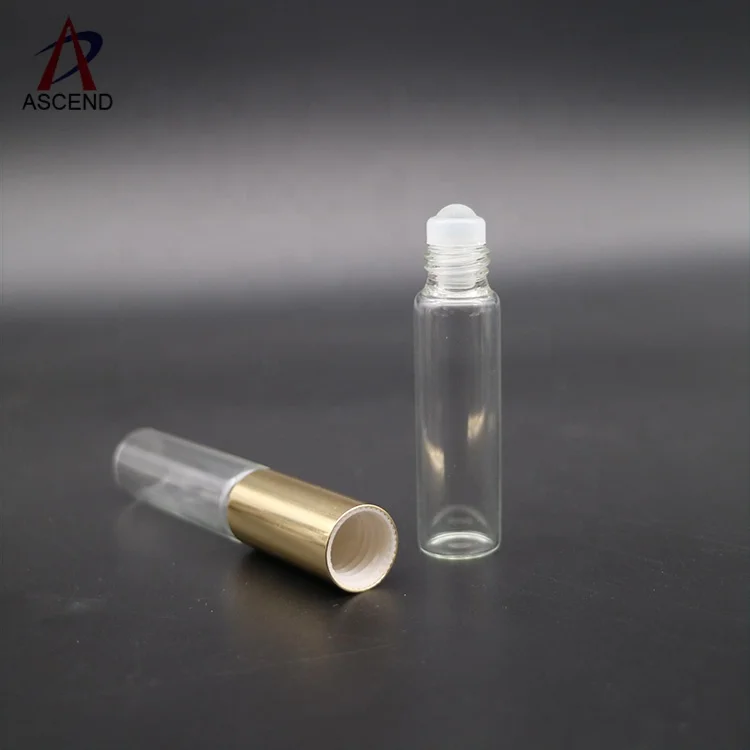 3ml 5ml 8ml Double Vials Two in One Roller on Ball Perfume Glass Bottle	mini Bottle for Oil Roller
