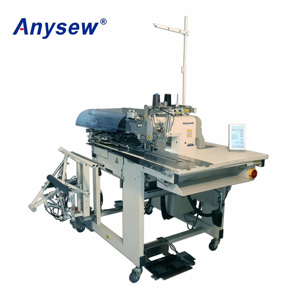 AS200E-HCS High speed Automatic Elastic Joining Industrial Sewing Machine with ultrasonic cutter manufacture