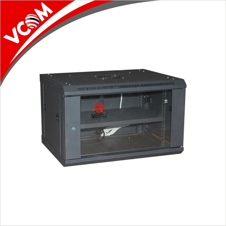 VCOM High Quality 600mm Width 9U Factory Wall Mount Indoor Network Server Rack Cabinet 19 Inch