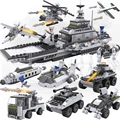 25 in 1 blocks Military blocks helicopter tank model building blocks chariot car war The aircraft