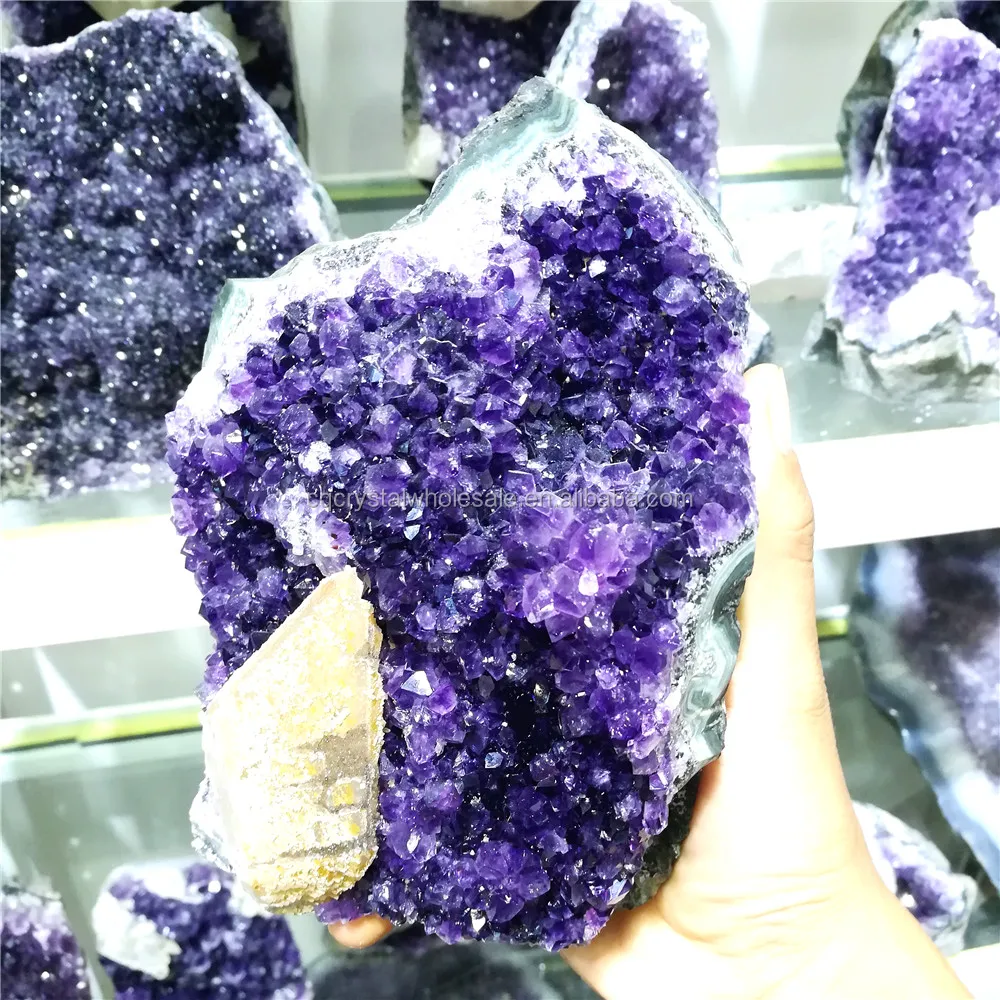 Wholesale Brazil Amethyst and Calcite Geode Stone Price