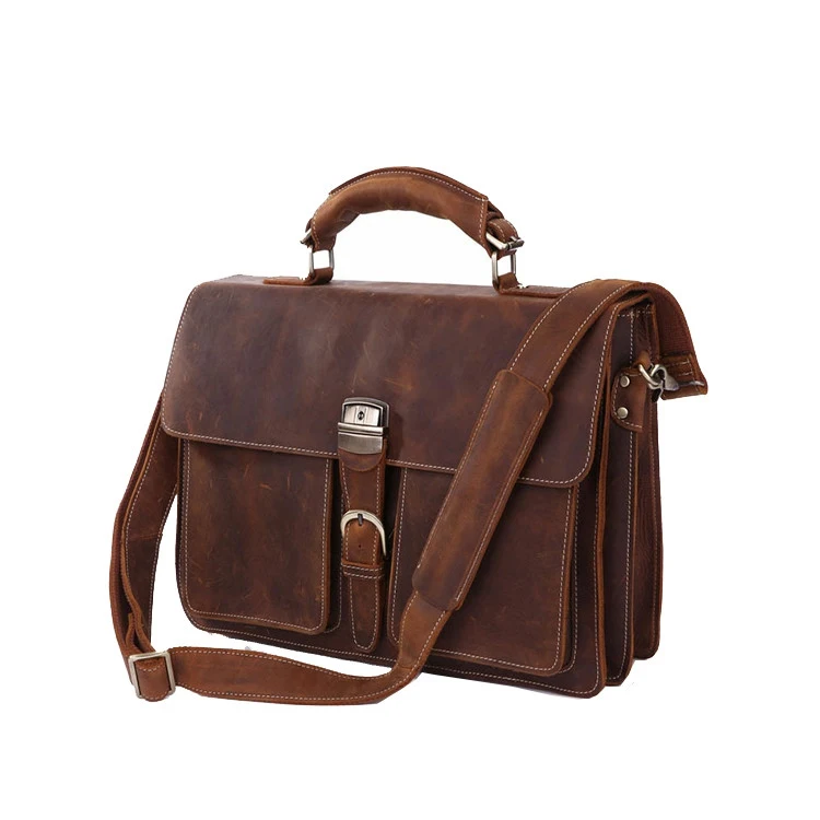 leather document bag mens