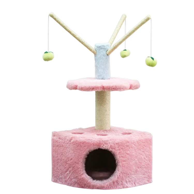 pink cat scratcher