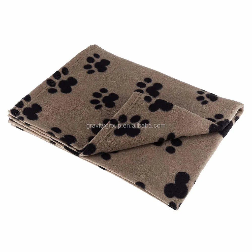 dog blanket paw prints