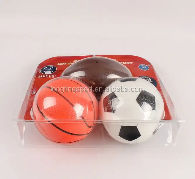 
Мини надувной спортивный мяч из ПВХ 3 шт., наборы игрушечных мячей для детей 