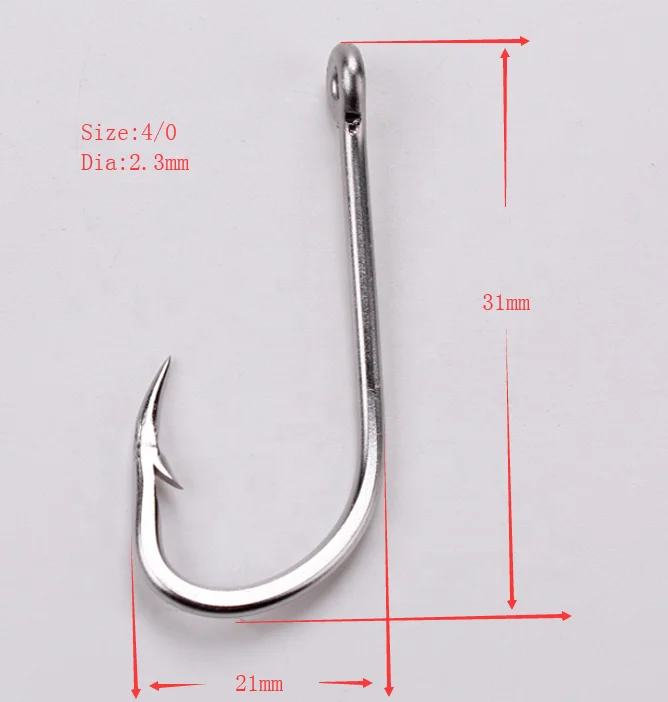 Marine Sea Saltwater Fishing Standard 4/0~9/0 Stainless Steel 2133 Fish Hooks Marine Sea Saltwater Fishing Standard 4/0~9/0 Stainless Steel 2133 Fish Hooks
